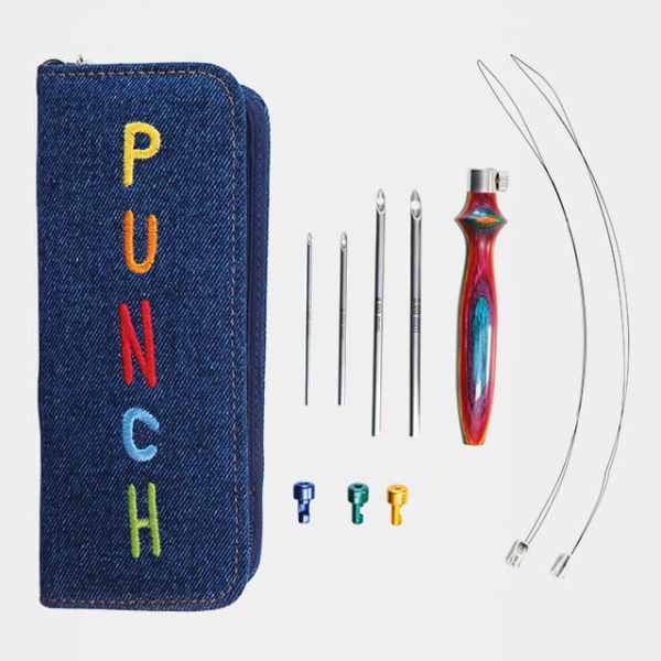 the-vibrant-punch-needle-set-1 Kilpinio siuvinėjimo adatų rinkinys KnitPro Vibrant
